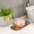 Rose Gold Jewelry Organizer Candle Decorative Tray - 9 Inch (M), Set of 3