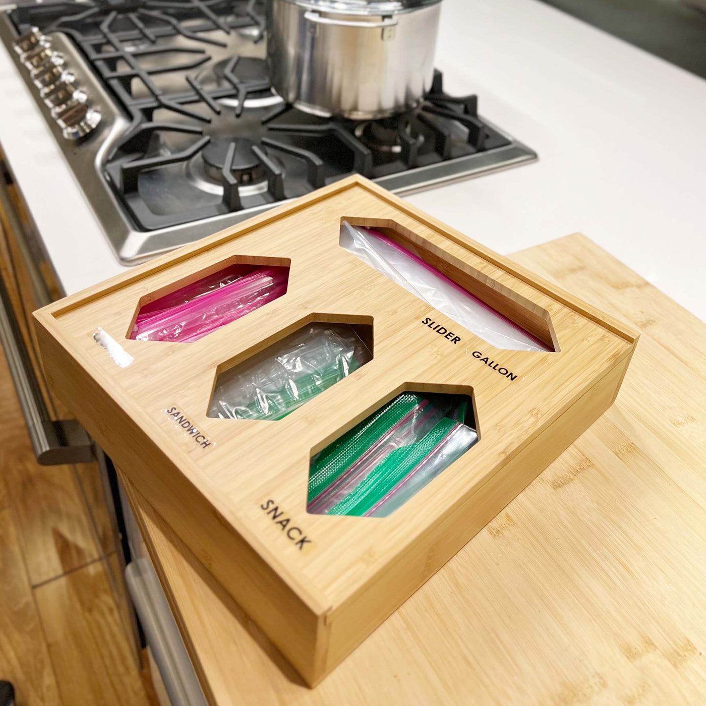 These Storage Bag Drawer Organizers Neatly Hold Your Ziploc Bags!